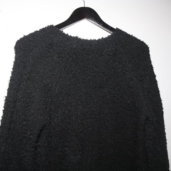 WILFRED FREE Kroes Mohair Wool Acrylic Blend Eyelash Black Sweater - Picture 6 of 7